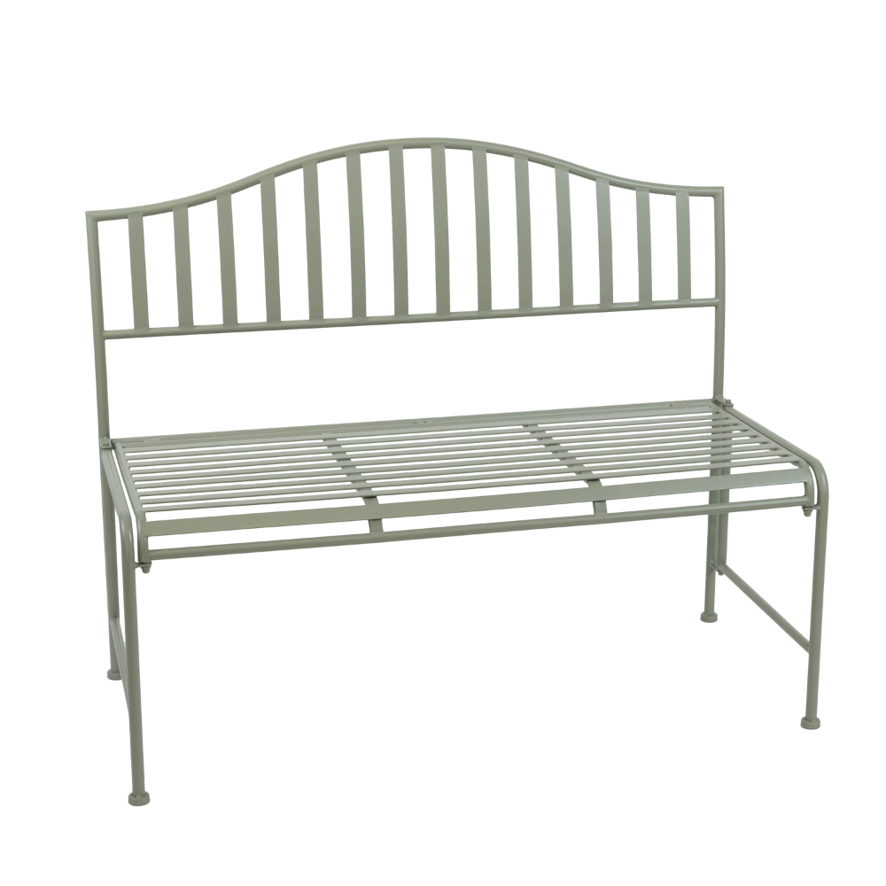 ESSCHERT DESIGN Iron 2 Seater Bench - Sand