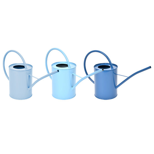 ESSCHERT DESIGN 'Blue Shades' Indoor Watering Can - Set of 3