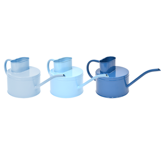 ESSCHERT DESIGN 'Blue Shades' Greenhouse & Indoor Watering Can - Set of 3