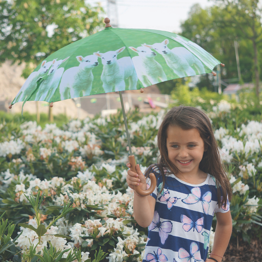Load image into Gallery viewer, ESSCHERT DESIGN Children&#39;s &#39;Farm Animals&#39; Umbrella - Set of 4