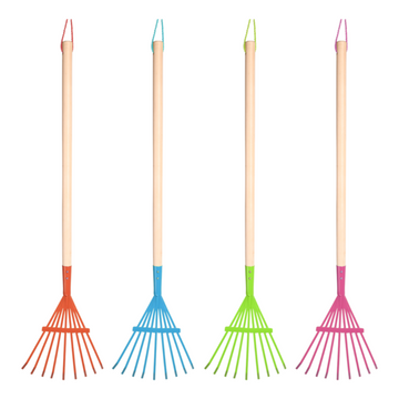 ESSCHERT DESIGN Children's Lawn Rake - Set of 4