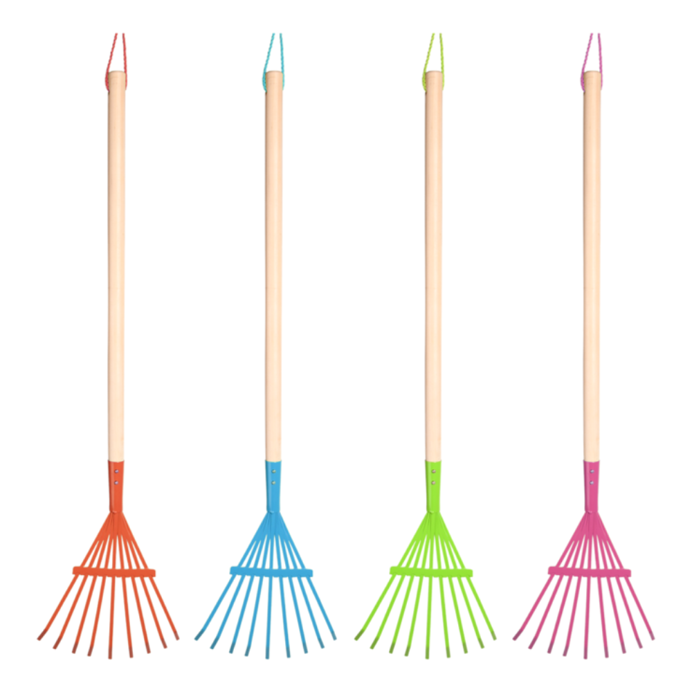 Load image into Gallery viewer, ESSCHERT DESIGN Children&#39;s Lawn Rake - Set of 4