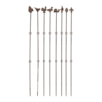 ESSCHERT DESIGN Plant Support Straight 125cm - Set of 8