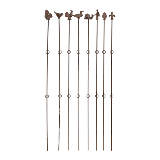 ESSCHERT DESIGN Plant Support Straight 125cm - Set of 8