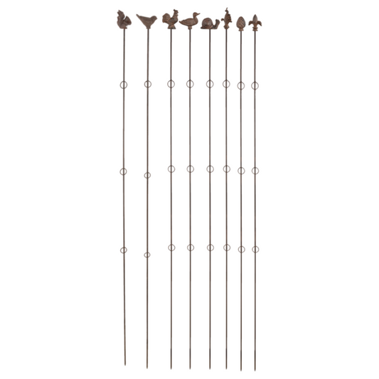 ESSCHERT DESIGN Plant Support Straight 175cm - Set of 8