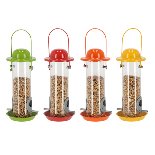 ESSCHERT DESIGN 'Nature Shades' Silo Bird Feeder - Set of 4