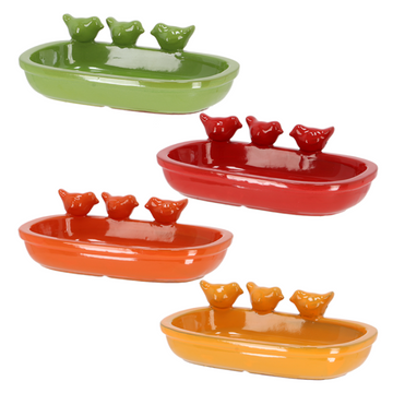 ESSCHERT DESIGN 'Nature Shades' Bird Bath - Set of 4