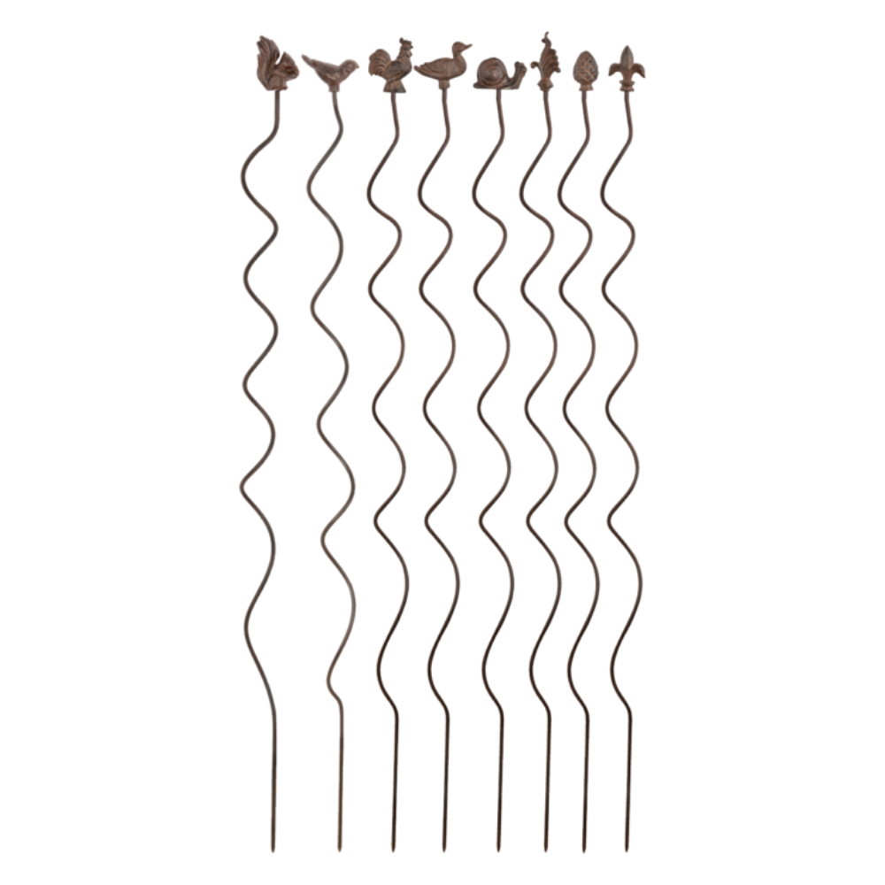 ESSCHERT DESIGN Plant Support Spiral 125cm - Set of 8