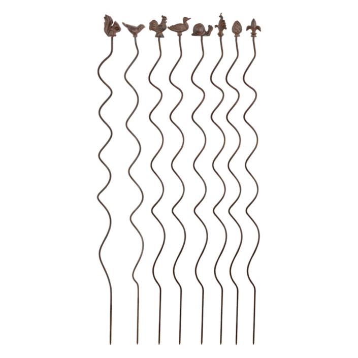 ESSCHERT DESIGN Plant Support Spiral 125cm - Set of 8