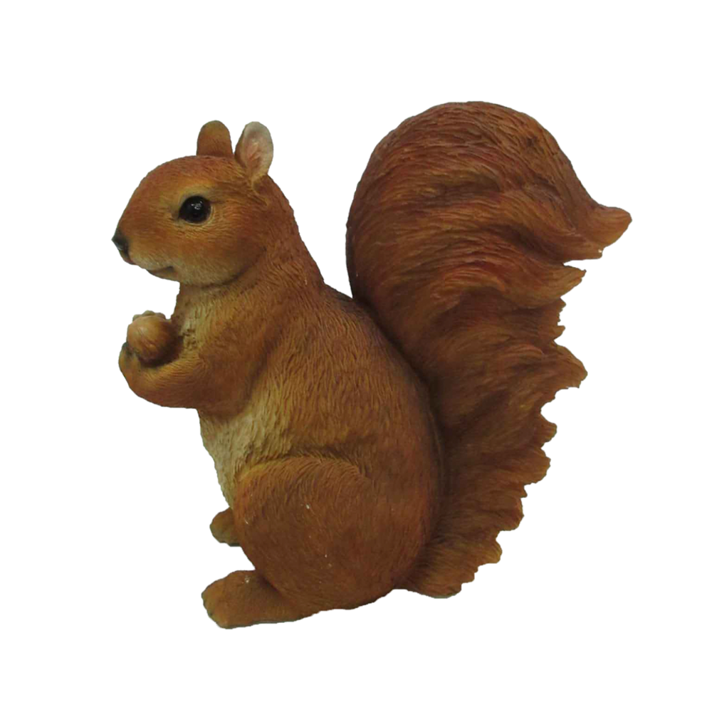 ESSCHERT DESIGN Sitting Squirrel Statue - Large