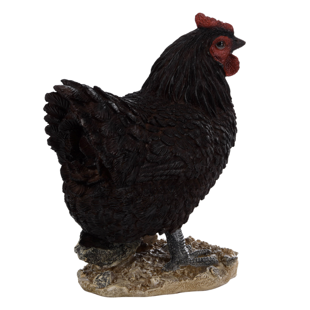 Load image into Gallery viewer, ESSCHERT DESIGN Standing Hen Statue - Black
