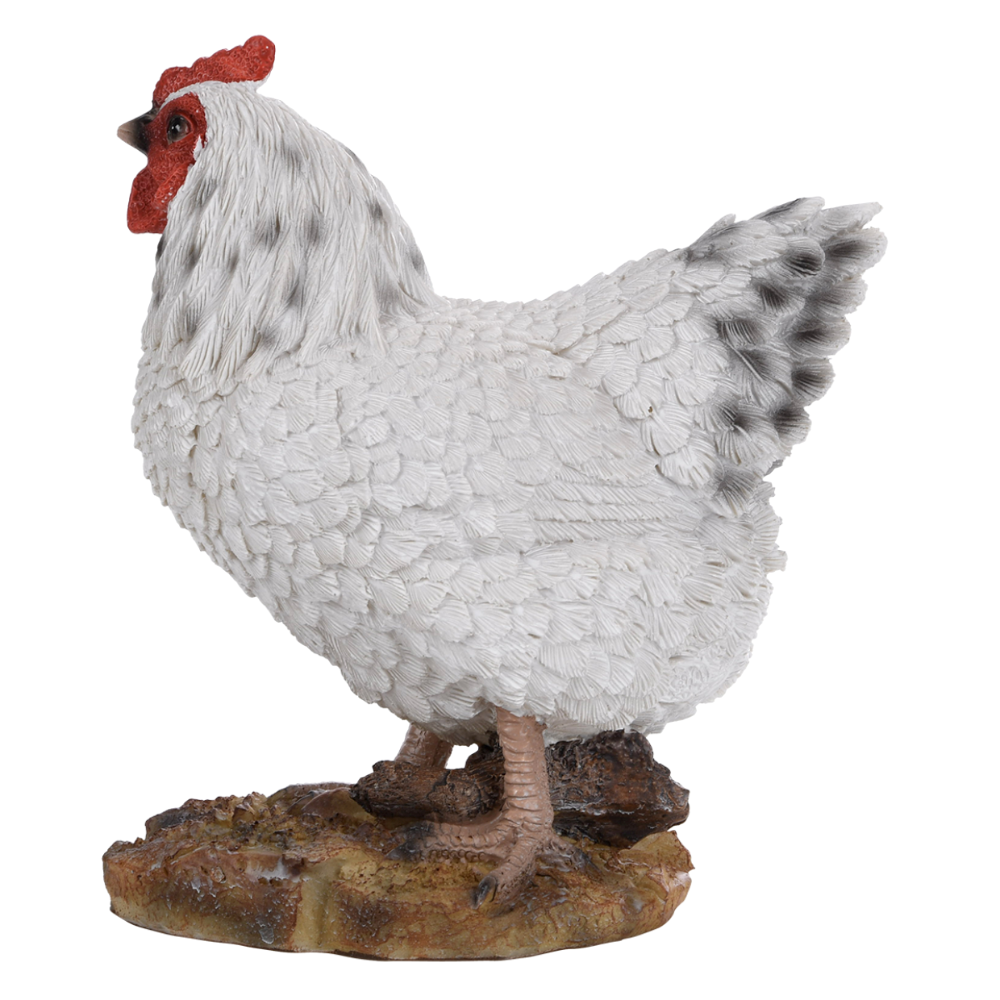 Load image into Gallery viewer, ESSCHERT DESIGN Standing Hen Statue - White