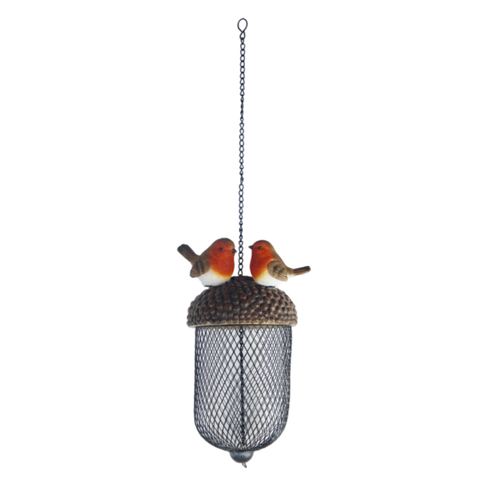 ESSCHERT DESIGN Acorn Bird Feeder - Robin