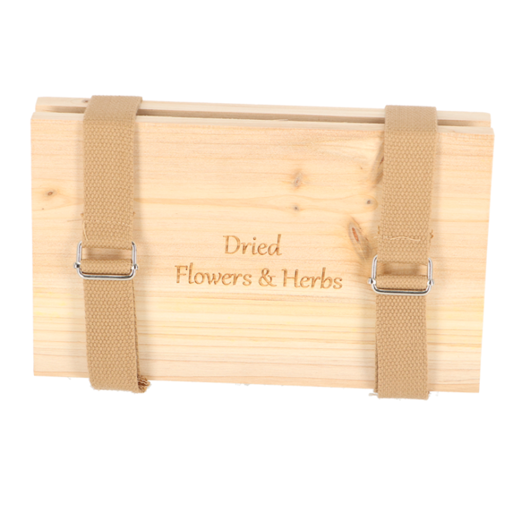 ESSCHERT DESIGN Flowers & Herbs Press w/ Straps
