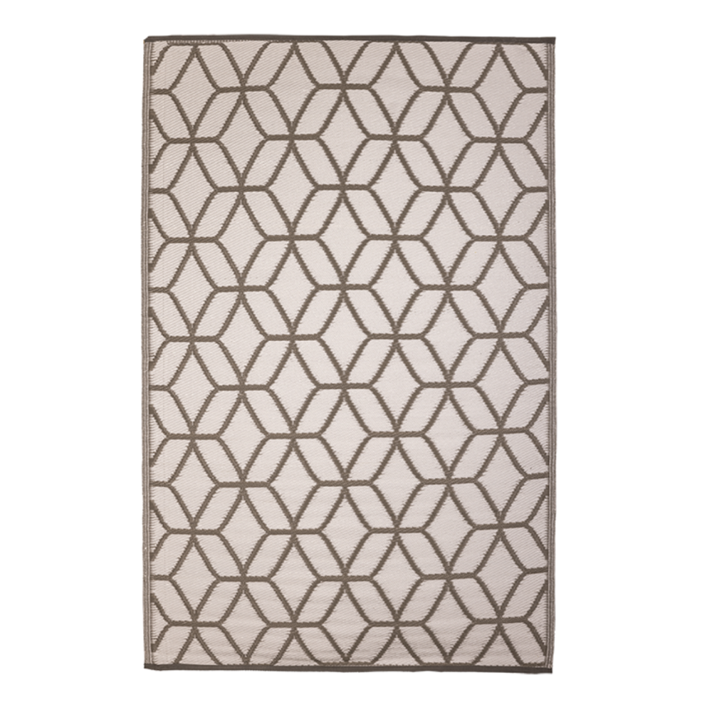 Load image into Gallery viewer, ESSCHERT DESIGN Garden Carpet - Beige + White Graphic