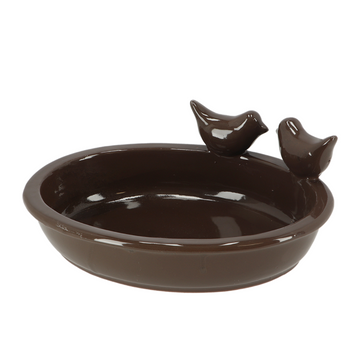 ESSCHERT DESIGN Desert Dream Birdbath - Taupe
