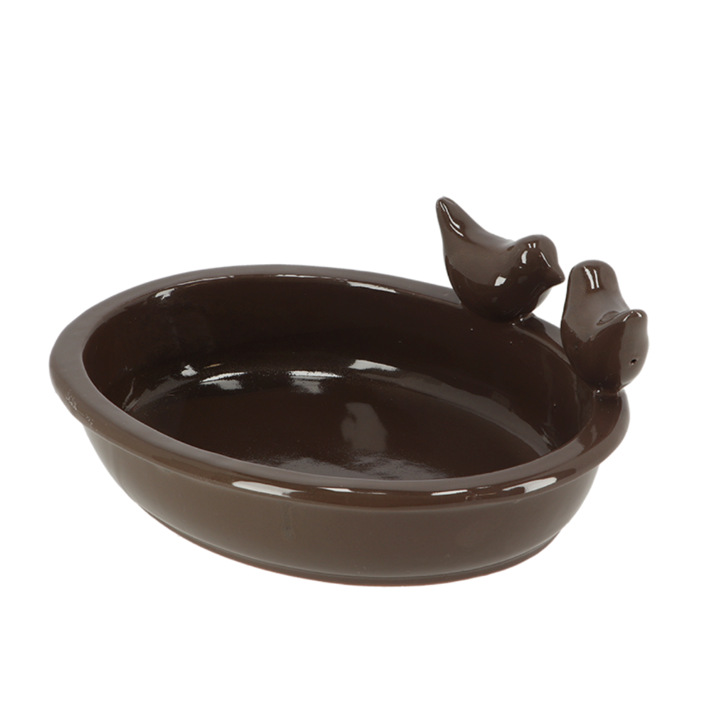 Load image into Gallery viewer, ESSCHERT DESIGN Desert Dream Birdbath - Taupe