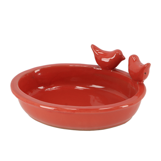 ESSCHERT DESIGN Desert Dream Birdbath - Terracotta