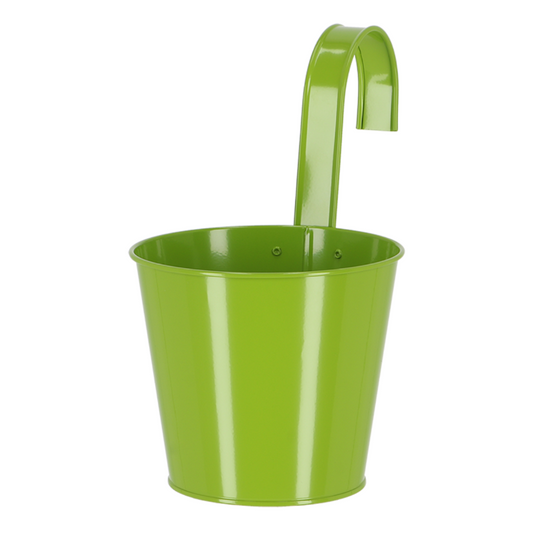 ESSCHERT DESIGN 'Nature Shades' Flowerpot & Hook - Green