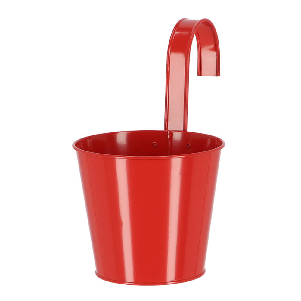 Load image into Gallery viewer, ESSCHERT DESIGN &#39;Nature Shades&#39; Flowerpot &amp; Hook - Red
