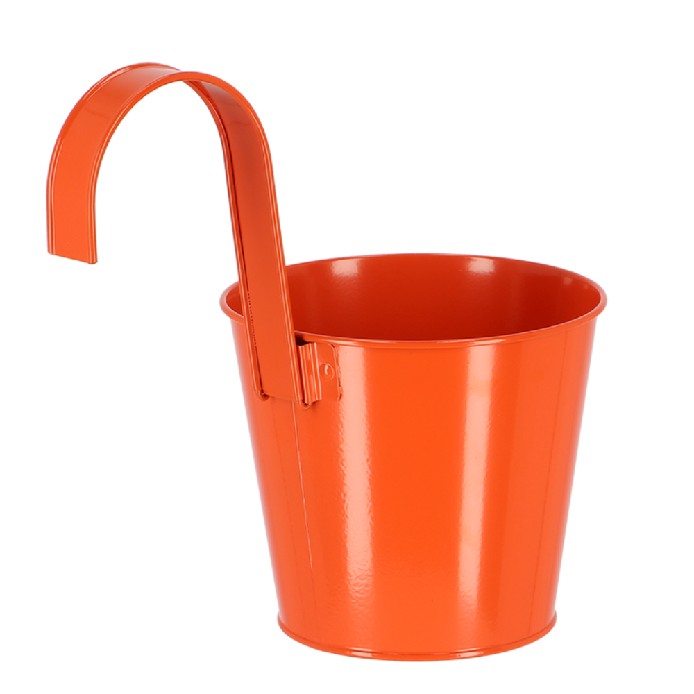 Load image into Gallery viewer, ESSCHERT DESIGN &#39;Nature Shades&#39; Flowerpot &amp; Hook - Orange