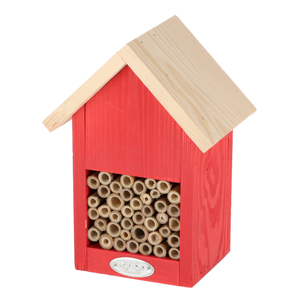 Load image into Gallery viewer, ESSCHERT DESIGN &#39;Nature Shades&#39; Bee House - Red