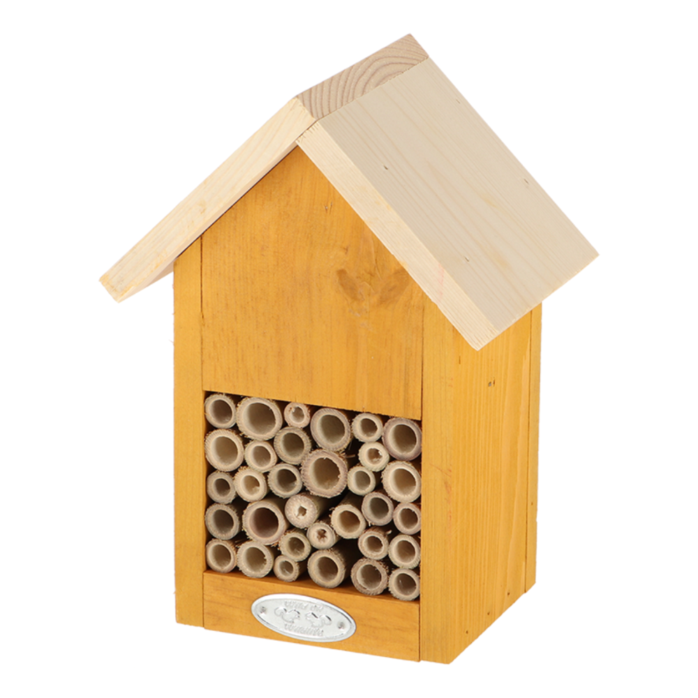 Load image into Gallery viewer, ESSCHERT DESIGN &#39;Nature Shades&#39; Bee House - Ochre