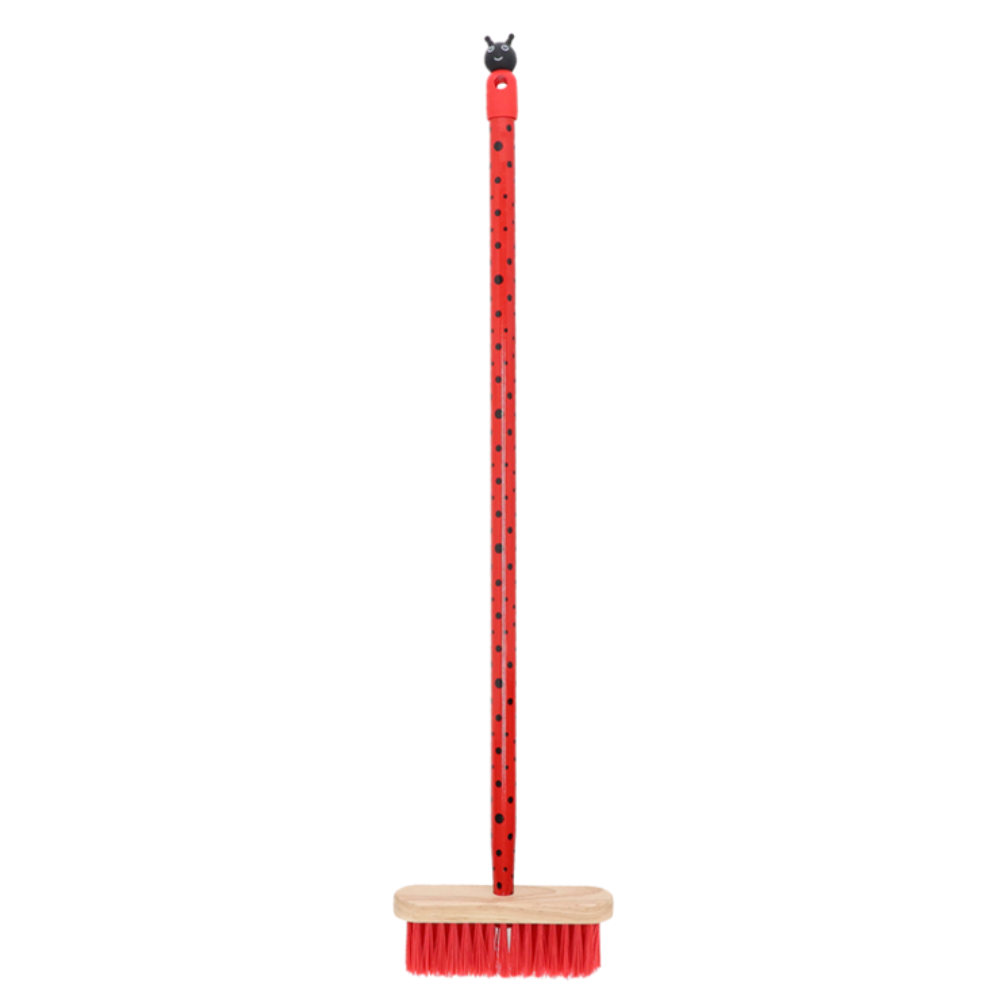 ESSCHERT DESIGN Children's Insect Broom - Ladybird