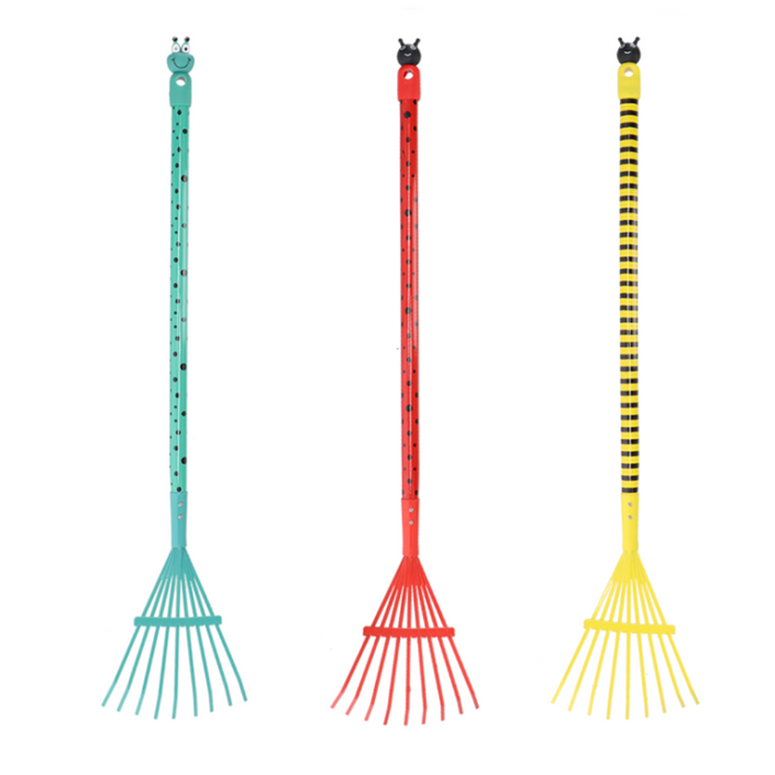 ESSCHERT DESIGN Children's Insect Lawn Rake - Set of 3