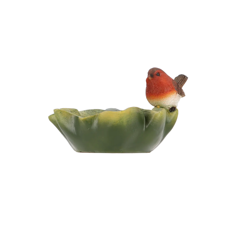 Load image into Gallery viewer, ESSCHERT DESIGN Birdbath Leaf - Robin
