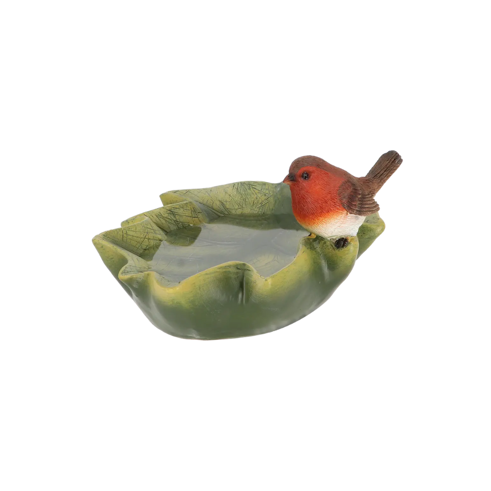 Load image into Gallery viewer, ESSCHERT DESIGN Birdbath Leaf - Robin