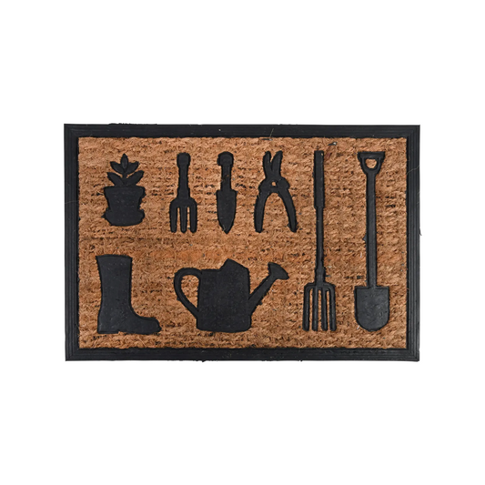 ESSCHERT DESIGN Doormat Rubber/Coir Doormat