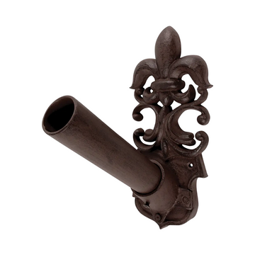 ESSCHERT DESIGN Flagpole Holder Fleur Lis