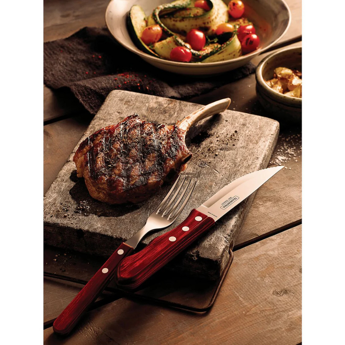 TRAMONTINA 4-Piece Jumbo Steak Kinife Set