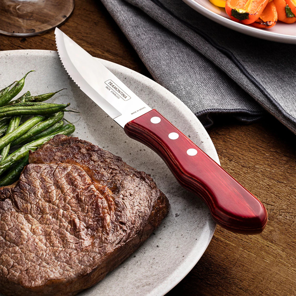 Load image into Gallery viewer, TRAMONTINA 4-Piece Jumbo Steak Kinife Set
