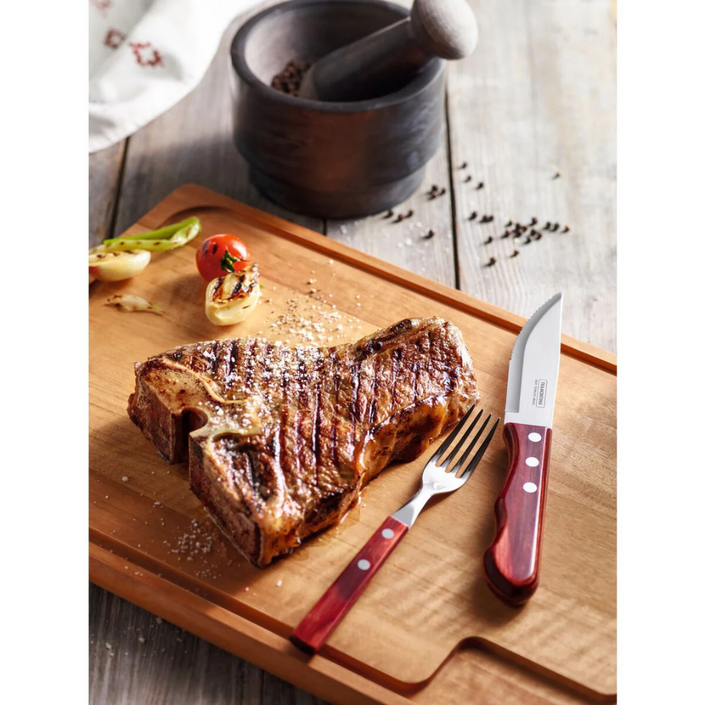 TRAMONTINA 4-Piece Jumbo Steak Kinife Set