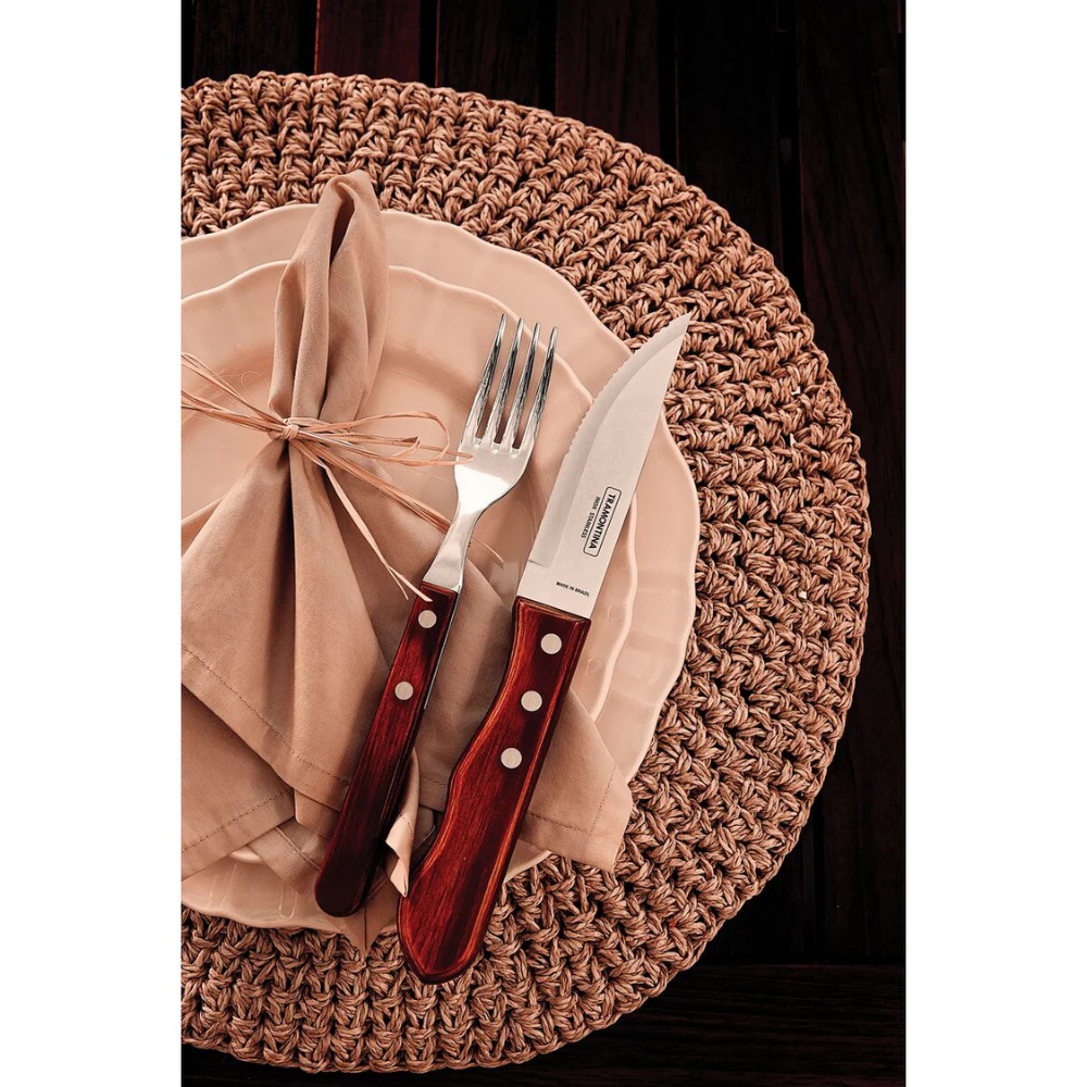 Load image into Gallery viewer, TRAMONTINA 4-Piece Jumbo Steak Kinife Set