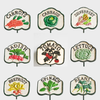 MARTHA'S VINEYARD Cast Iron Vegetable Garden Label Stake