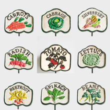 Load image into Gallery viewer, MARTHA’S VINEYARD Cast Iron Vegetable Garden Label Stake
