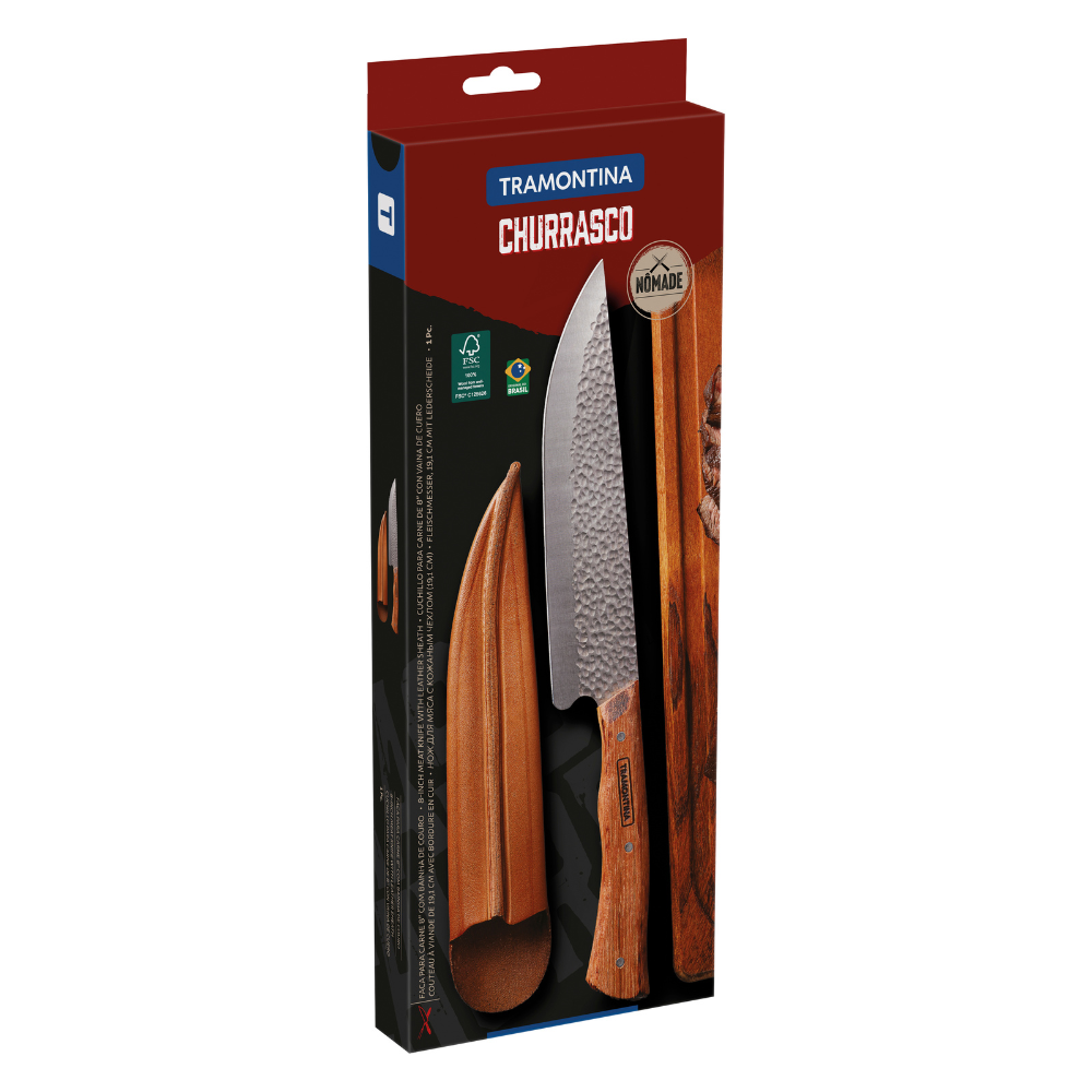 Load image into Gallery viewer, TRAMONTINA CHURRASCO Nomade Meat Knife 8&quot;