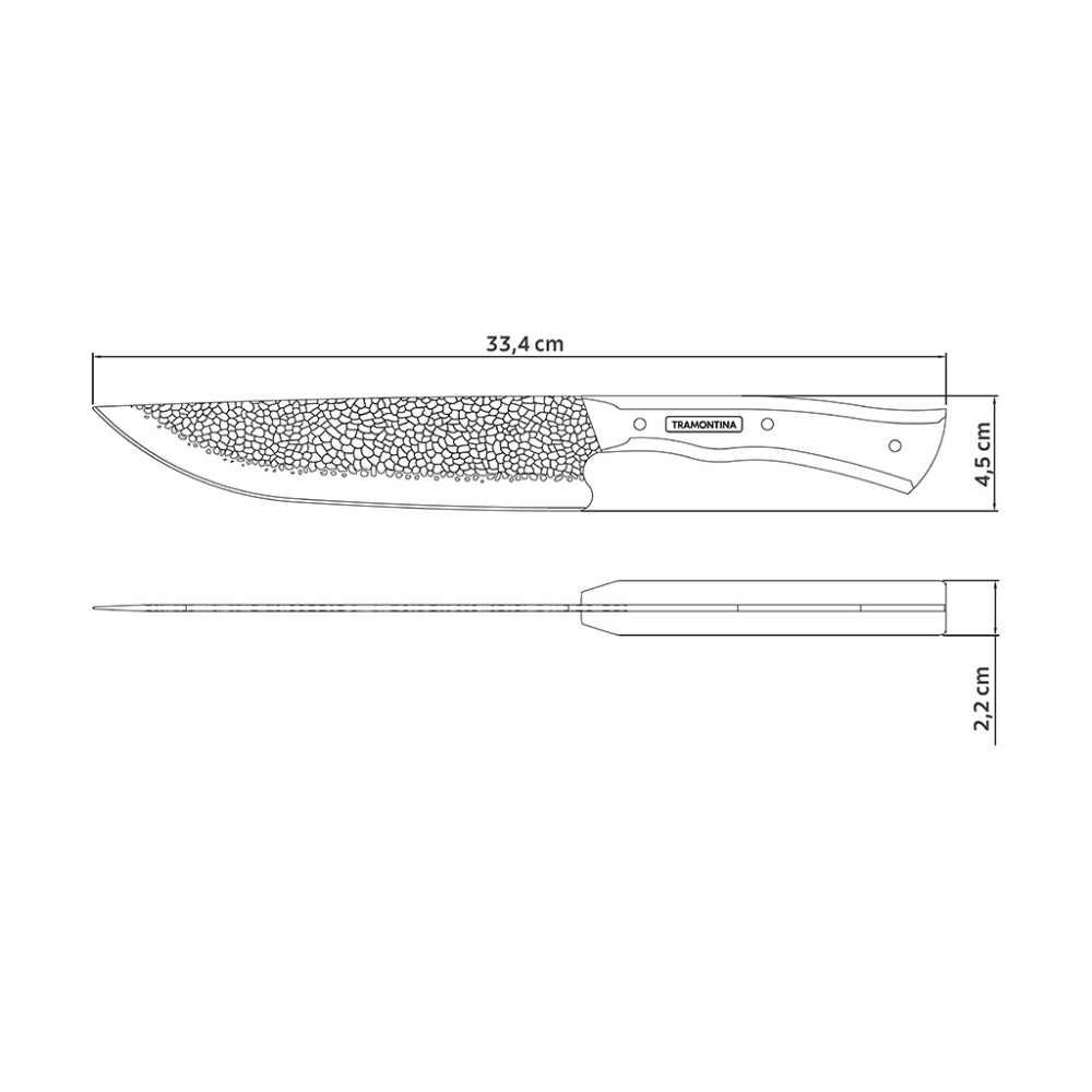 Load image into Gallery viewer, TRAMONTINA CHURRASCO Nomade Meat Knife 8&quot;