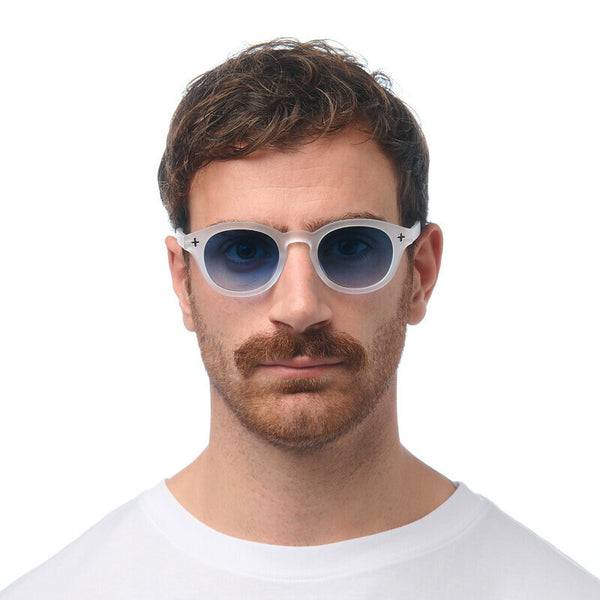 Clear - Dark Blue Lens