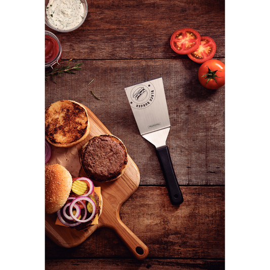 TRAMONTINA CHURRASCO Black Burger Spatula 6"