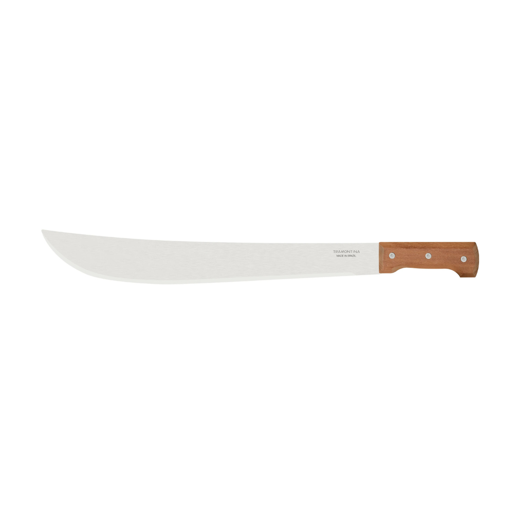 TRAMONTINA Machete with Carbon Steel Blade and Wood Handle - 450mm / 18