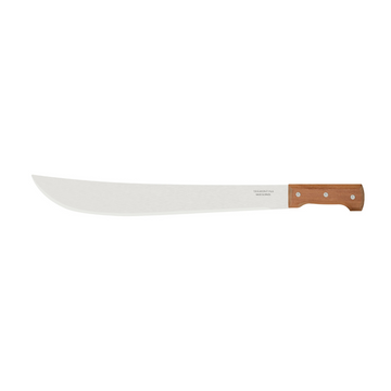 TRAMONTINA Machete with Carbon Steel Blade and Wood Handle - 450mm / 18"