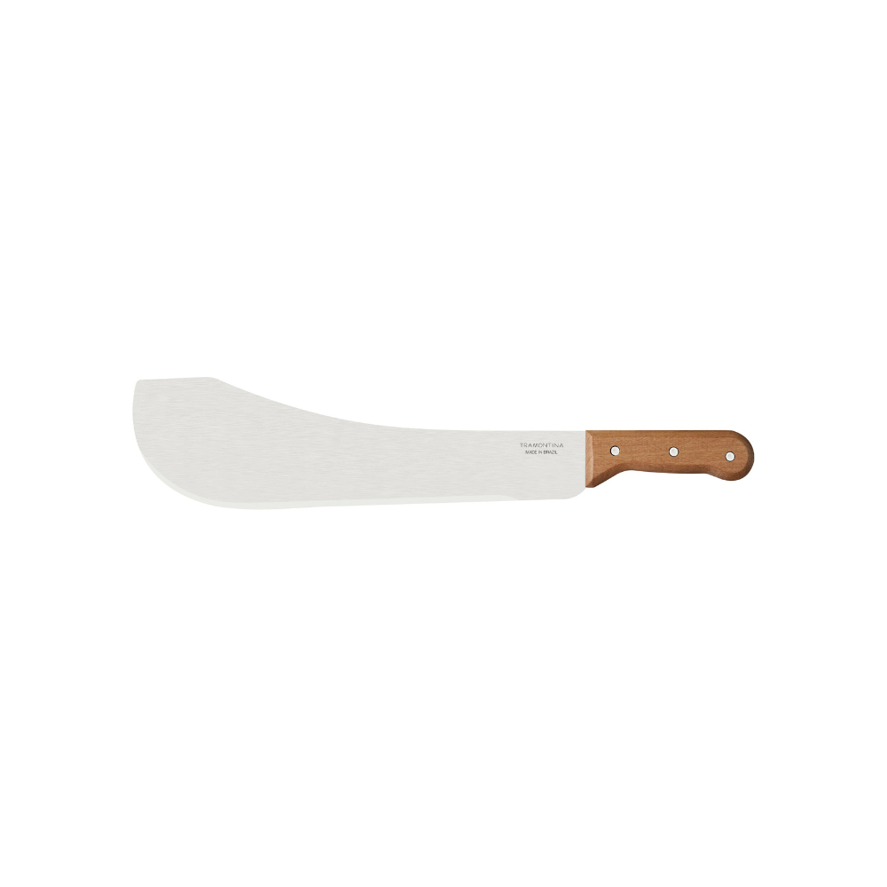TRAMONTINA Bolo Machete with Carbon Steel Blade and Wood Handle - 380mm / 15