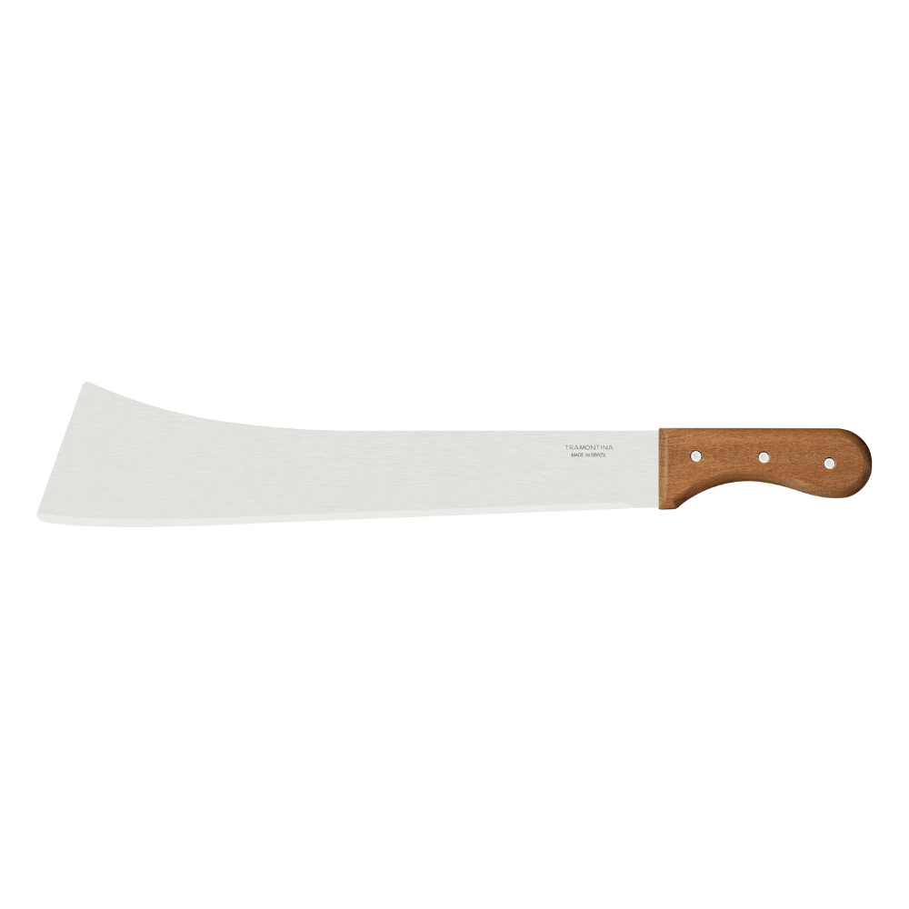 TRAMONTINA Machete with Carbon Steel Blade and Wood Handle - 450mm / 18