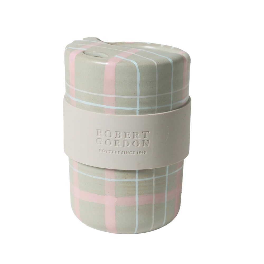 Load image into Gallery viewer, ROBERT GORDON Cat’s Pyjamas Travel Cup – Sage &amp; Blush