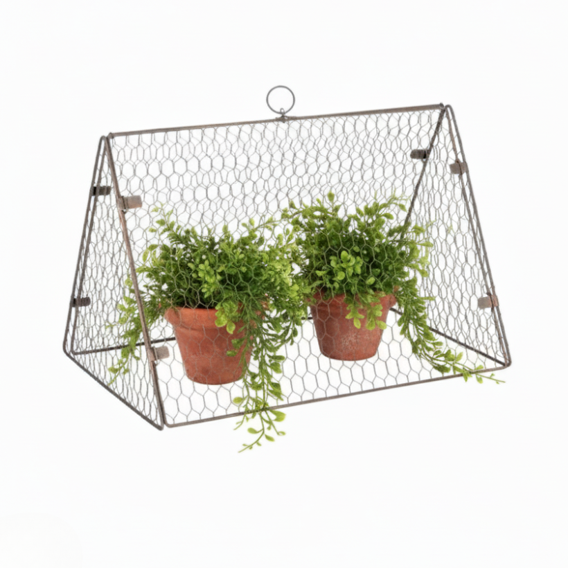 MARTHA'S VINEYARD 30cm Cloche Triangle Wire