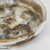 MARTHA'S VINEYARD Swirl Resin Serving Bowl Large - Latte